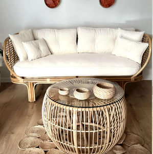 Sofás rústicos de bambú para jardín al aire libre y salas de estar, dormitorios y asientos de terraza - Product Image 2