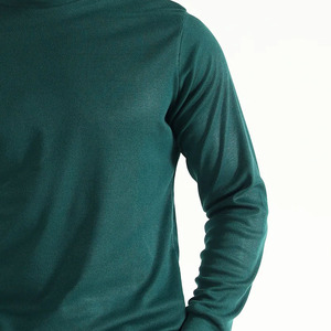 เสื้อไหมพรมคอกลมสีเขียวเข้มแบบยูนิเซ็กซ์ ทรงปกติ ลายหัวใจ สีพื้น ผลิตตามสั่ง ผ้าโพลีเอสเตอร์/คอตตอน สไตล์ลำลอง สำหรับฤดูใบไม้ร่วง - Product Image 5