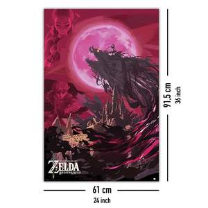 Modern Style the Legend of Zelda Breath of the Wild <b>Poster</b> Black <b>Frame</b> Wall Decor Paper <b>Poster</b> - Product Image 4