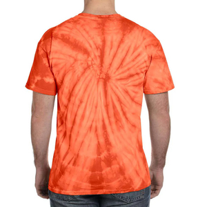 Logotipo personalizado al por mayor lavado de color de alta calidad ligero ropa de calle transpirable impresión personalizada Tie Dye Crew Fitness camisetas - Product Image 6