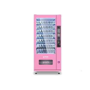 Máquina Expendedora de Belleza de Acrílico Rosa con Gráficos Personalizados y Función de Dispensación por Empuje, Capacidad de 20-150 Piezas - Product Image 5