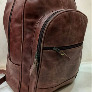 Latest New Manufacturer Custom Luxury Brown Real Genuine Leather <b>Mens</b> Office <b>Work</b> Travel Business Laptop Backpacks <b>for</b> <b>Men</b> - Product Image 1