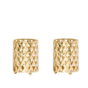 Design attrayant taille personnalisée maison dessus de table décoration fer votif couleur or bougeoir et support pour la maison et la déco de mariage - Product Image 3