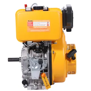 TAVAS 173F/E customized power small size 4KW-10KW single-cylinder 4-stroker air-cooled diesel engine with big fuel tank
