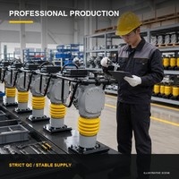 Compacteur vibrant électrique 220V/380V, adapté aux chantiers de construction en Asie du Sud-Est