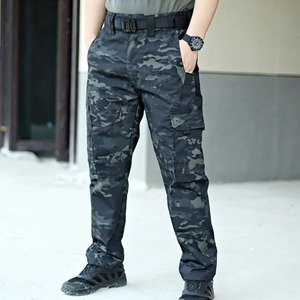 Pantalones Casuales de Lona de Secado Rápido para Hombre, Impermeables, Multibolsillos, Resistentes al Desgaste, para Trabajo al Aire Libre - Product Image 2