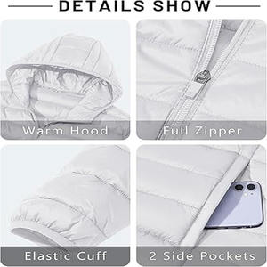 Chaquetas acolchadas con burbujas lisas de invierno con logotipo personalizado para hombre, chaquetas acolchadas con cuello levantado OEM con estampado personalizado para exteriores hechas por Dress Sports - Product Image 5