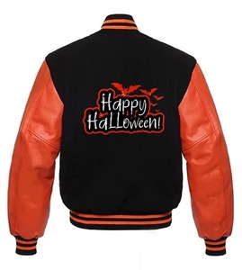 Veste universitaire en laine vente en gros veste de baseball en laine de haute qualité couleurs et patchs personnalisables quantité minimale de commande bas - Product Image 6