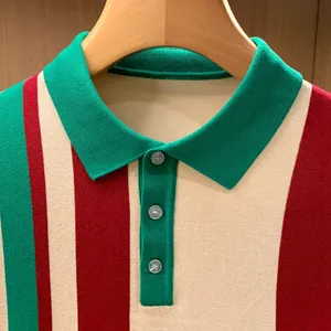 เสื้อยืด100% โพลีเอสเตอร์ถักสำหรับเสื้อโปโลเสื้อยืดกีฬาพิมพ์ลายแบบซับลิเมชันเข้ารูปแบบกำหนดเองเสื้อยืดวิ่งเปล่า - Product Image 3