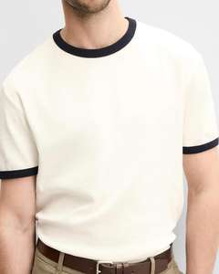 Camiseta informal de manga corta para hombre más vendida 100% algodón secado rápido transpirable diseño de cuello redondo 200 gramos patrón sólido para adultos - Product Image 4