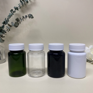 Color personalizado 80cc- 36mm - 20g Botella de medicina líquida de plástico PET para vitaminas y productos farmacéuticos Pastillas vacías Botellas con tapa de tornillo - Product Image 6