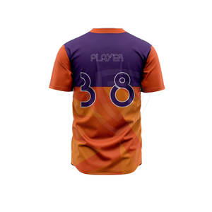 Uniforme de Béisbol Personalizado con Logotipo, de Alta Calidad, 100% Poliéster, Ligero, Holgado, Transpirable y de Secado Rápido - Product Image 4