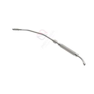 Tube d'aspiration incurvé en acier inoxydable de qualité médicale 12,5 mm x 32 cm, manche creux, outil chirurgical manuel, JIMED SURGICAL, certifié CE - Product Image 2