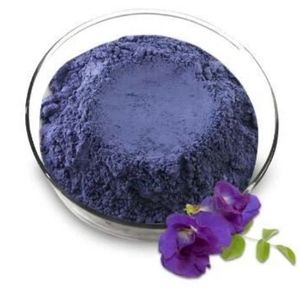 ผงดอกอัญชันผีเสื้อสีฟ้าแบบแห้งผลิตภัณฑ์จากธรรมชาติบริสุทธิ์100% - Product Image 1