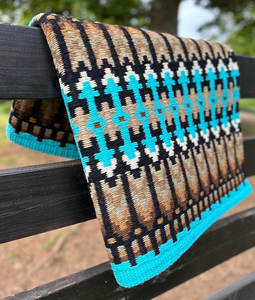 Manta para Silla de Montar de Caballo de Exhibición Occidental, Diseño Neozelandés, Hecha a Mano, Material Ecológico, Forro de Lana, Tamaño Personalizable - Product Image 5