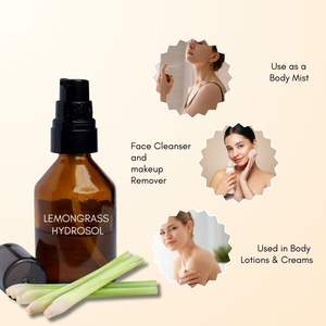 Hidrolato de hierba de limón orgánico destilado, líquido 100% puro, proveedor certificado GMP, ofrece precios al por mayor OEM/ODM para hidrolato - Product Image 2