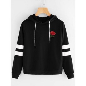 จั๊มสูทแขนยาวมีฮู้ดสำหรับผู้หญิงชุดเดรสยาวคลุมสะโพกแบบลำลองสำหรับฤดูใบไม้ผลิ - Product Image 2