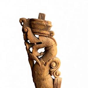 Soporte de Madera Antiguo para Conectores y Soportes de Estantes - Product Image 4