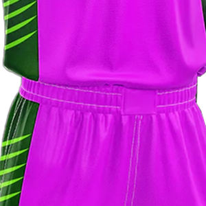 Design de maillot de basket-ball personnalisé pour kit d'équipe Col en V Sublimation haut de gamme Fabriqué au Pakistan Pantalon de qualité supérieure Design personnalisé - Product Image 4
