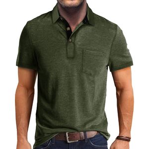 Camisetas polo de microfibra de secado rápido para hombre, 100% algodón, con logo personalizado, camiseta de cuello redondo para hombre, de alta calidad y a la moda. - Product Image 1
