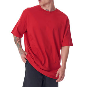 Camiseta de Cuello Redondo al por Mayor, Personalizada con Logotipo, de Alta Calidad, 100% Algodón, Ligera, para Hombre, Talla Grande, 2026 - Product Image 1