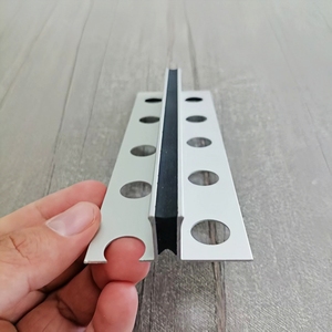 Profilé de déplacement en PVC pour carrelage, en aluminium en forme de T, pour joint d'angle de sol et décoration - Product Image 6
