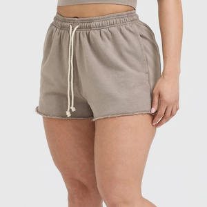 High Quality Custom Logo Summer <b>Women's</b> Mid Rise <b>Sweat</b> <b>Shorts</b> With Pockets High Waisted Soft And Breathable Gym <b>Shorts</b> For <b>Women</b> - Product Image 3