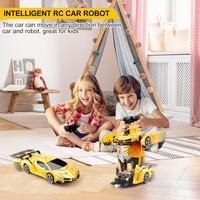 Fábrica de Fabricación al por Mayor, Robot Inteligente de Control Remoto a Escala 1:18 con 6 Canales, Coche RC Transformable, Juguetes de Deformación con Control Remoto