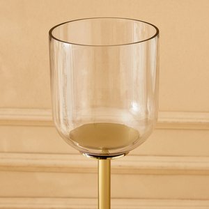 Bougeoir votif en verre élégant Créer une ambiance sereine Bougeoir moderne avec verre votif - Product Image 2