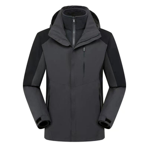 Streetwear professionnel personnalisé meilleure vente veste Softshell pour hommes à manches longues imperméable hiver avec Logo personnalisé de haute qualité - Product Image 1