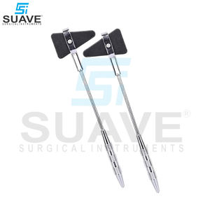 Juego de martillos neurológicos para rodilla, con mango de acero, el producto más reciente de SUAVE SURGICAL INSTRUMENTS - Product Image 2
