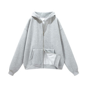 Offre Spéciale personnalisable surdimensionné unisexe sweat à capuche zippé coton de haute qualité décontracté sweat à capuche complet pour l'hiver - Product Image 2