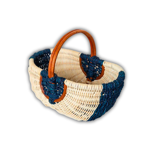 ตะกร้าหวายธรรมชาติแบบปรับแต่งได้ ตะกร้าปิกนิก ทำด้วยมือจากเวียดนาม หวายธรรมชาติ - Product Image 1