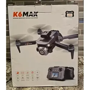 โดรน FPV K6คุณภาพสูง4K HD ระบบนำทาง GPS ไร้แปรงถ่านหลีกเลี่ยงสิ่งกีดขวางตัวควบคุมพร้อมโดรนอ่านหน้าจอ - Product Image 1