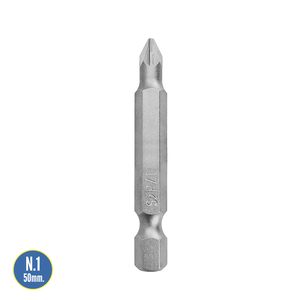 Cacciavite Pozidriv Lungo N. 1 (20 Pezzi) Acciaio al Cromo Vanadio S2 - Product Image 2