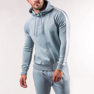 2025 à la mode européenne américaine loisirs sport deux pièces à capuche ensemble respirant motif solide grande taille saison d'hiver - Product Image 3