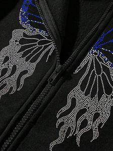 Sudadera con Capucha de Felpa Gruesa para Hombre, Corte Cuadrado, 300-500 Gsm, 100% Algodón, Ecológica, Impresión Digital Personalizada - Product Image 2