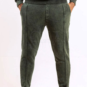 Chándal con lavado ácido a la moda para hombre, tela cómoda, estilo moderno, ideal para uso diario y viajes. - Product Image 3