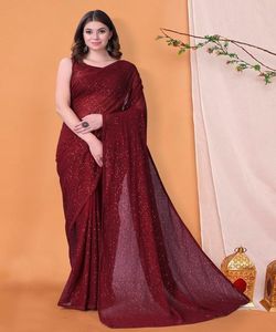 Sari de luxe en rayonne de la collection Bollywood DESIGNER, prix le plus bas, lavage en machine, nettoyage à sec, vêtement ethnique pour les fêtes et les mariages, toujours tendance - Product Image 2