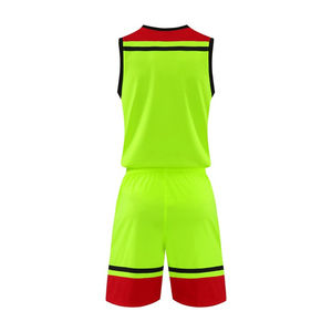 Maillot de basket-ball athlétique pour homme, 100% polyester, sublimation, personnalisé, respirant, séchage rapide, maille, taille plus, imprimé, ensembles uniques - Product Image 3