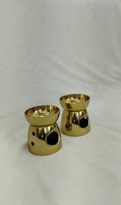 Brûleur en métal en laiton personnalisé d'aromathérapie de décor à la maison de qualité supérieure nouvelle lumière de thé d'huile essentielle de quantité minimale de commande basse pour la vente en gros - Product Image 6