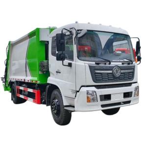 Camion compacteur de déchets DONGFENG 4x2 15cbm pour la gestion des déchets municipaux, compacteur hydraulique de déchets avec chargeur arrière, prix - Product Image 1