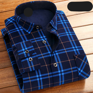 Chemises à manches longues à carreaux Coupe régulière Tendance Haute qualité Chemises en coton pour hommes Chemises boutonnées pour hommes Chemise décontractée - Product Image 3