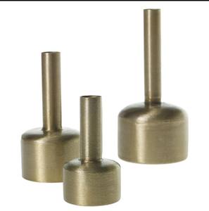 Matériau en fer de vase à fleurs de nouvelle forme dorée et argentée de style côtier pour la décoration de table intérieure et extérieure pour le salon - Product Image 3