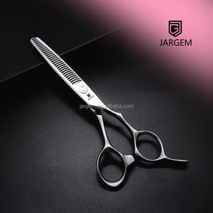 日本VG10ヘアはさみダブルサイド歯薄いプロ用薄板バーバーはさみヘアカット用 - Product Image 1