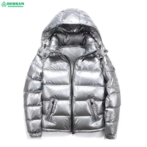 Manteaux d'hiver pour homme en coton brillant, style urbain, fabrication OEM européenne, vente en gros, écologiques, collection Behram International 2024 - Product Image 5