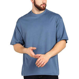 T-shirts unisexes surdimensionnés en jersey 100% coton, logo personnalisé, impression numérique, sportifs, séchage rapide, respirants, prix d'usine pour - Product Image 1