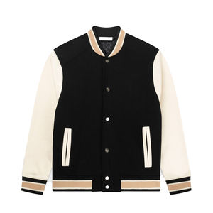 OEM Custom Logo Full Sleeve Letterman Men's Varsity Jackets Top Quality Baseball Vintage Letterman Varsity Jackets for Men's - Product Image 1