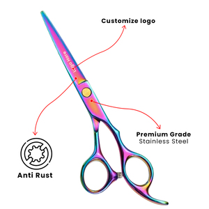 Tijeras Profesionales para Cortar Cabello, Tijeras de Peluquería de Marca Privada, Tijeras de Acero Inoxidable, Fabricante ODM - Product Image 3