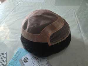 Meilleure vente Perruque de cheveux Remy Mono Front Lace pour hommes Transparent HD Lace Toupee Taz Hair Bangladesh Perruques de cheveux humains de haute qualité - Product Image 5